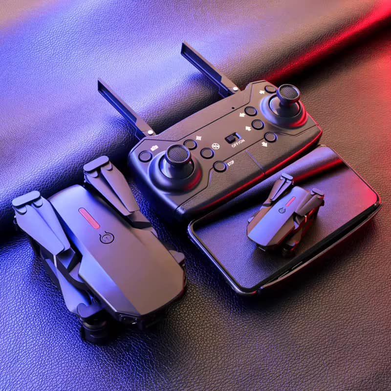 Drone E88 Pro – Performant, Pliable et Accessible