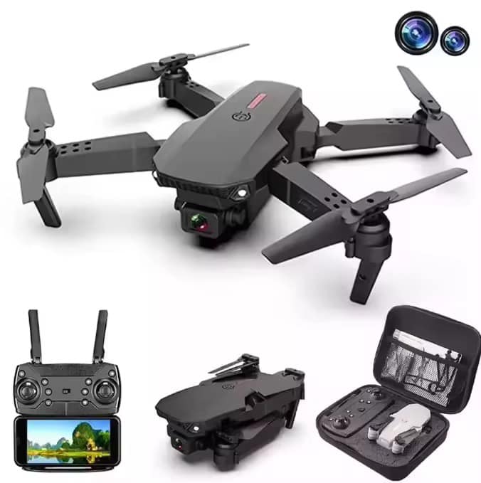 Drone E88 Pro – Performant, Pliable et Accessible